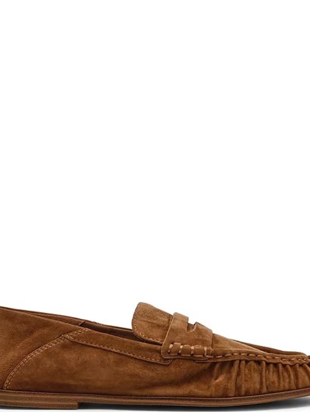 Steve Madden Women's Suede Penny Loafers in Brown